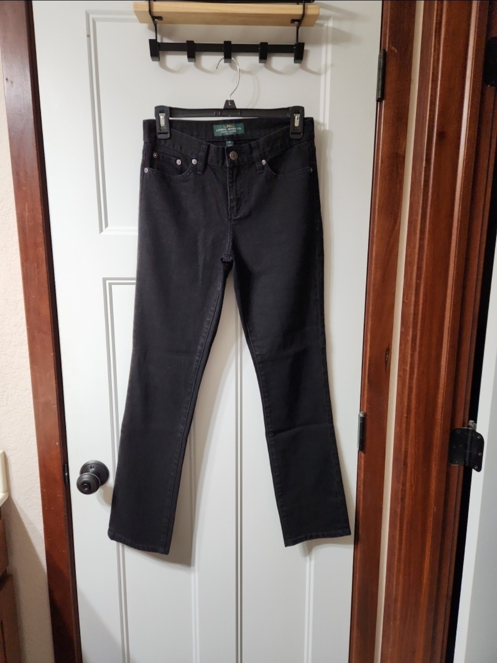 RLR Black Straight Leg Jeans - 2